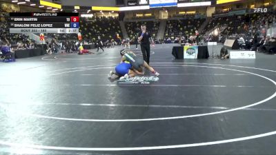 180 lbs Cons. Round 1 - Erin Martin, Tiffin University vs Shalom Feliz Lopez, Western New England