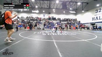 115 lbs Rr Rnd 1 - Raeya Perkins, Coweta vs Aubrey Gant, Vian