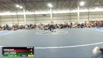 58 lbs Cons. Round 1 - Ethan Flint, Hawk Wrestling Club vs Jaxen Carrick, Hawk Wrestling Club