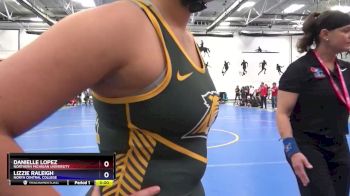 155 lbs Champ. Round 1 - Lizzie Raleigh, North Central College vs Danielle Lopez, Northern Michigan University