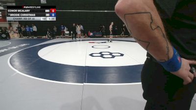 60 lbs Champ. Rd Of 32 - Conor McAlary, Michigan Wrestling Club vs Brodie Christmas, Southeastern Wrestling Club