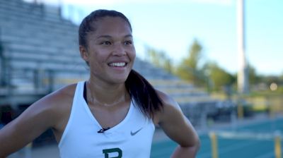 Aaliyah Miller On Her Indoor Title, Racing Athing Mu and 800m Tactics