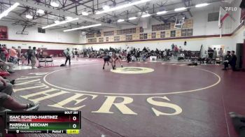 165 lbs Semifinal - Isaac Romero-martinez, Modesto College vs Marshall Beecham, Cuesta College