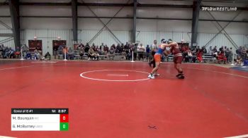 197 lbs Consolation - Matt Bourquin, Rhode Island College vs George McBurney, Coast Guard