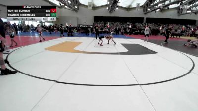 52-B lbs Quarterfinal - Hunter Schuch, All I See Is Gold Academy vs Francis Schemeley, All I See Is Gold Academy