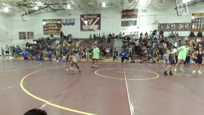 67 lbs 1st Place Match - Andrew Barajas, Moses Lake Wrestling Club vs Aria Barajas, Moses Lake Wrestling Club