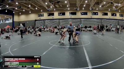 88 lbs Round 3 (4 Team) - Preston Van Hoven, Legacy Dragons vs Casey Karnes, Hanover Hawkeye