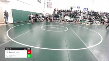 132 lbs Round Of 16 - Brayden Hancock, Jonathan Law vs Jeremy Ruiz, New London