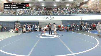 110 lbs Quarterfinal - Emillio Peterson, Madison Wrestling Club vs Brayan Rangel, 208 Spartan WC