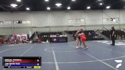 180 lbs Round 2 (6 Team) - Abigail Fonseca, Texas Red vs Cheyenne Ruiz, Utah