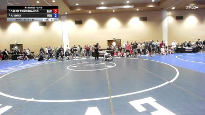 80 lbs Quarters - Caleb Tsikerdanos, Maryland vs RJ Shay, Pennsylvania