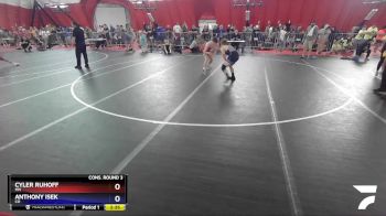 126 lbs Cons. Round 3 - Cyler Ruhoff, MN vs Anthony Isek, CO
