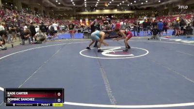 157 lbs Cons. Round 3 - Kade Carter, OK vs Dominic Sanchez, CO