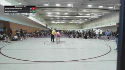 165 lbs Cons. Round 6 - Carson Forrester, Higley Wrestling vs Mason Harris, Coyote Wrestling Club