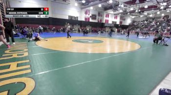 100 lbs Quarterfinal - Adana Estrada, Norwalk vs Lin Lu, Diamond Bar