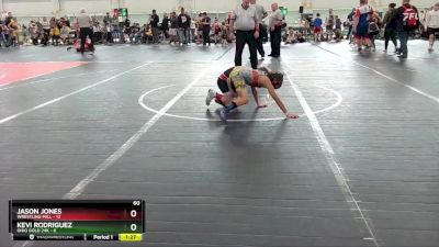 60 lbs Round 5 (6 Team) - Jason Jones, Wrestling Mill vs Kevi Rodriguez, Ohio Gold 24K