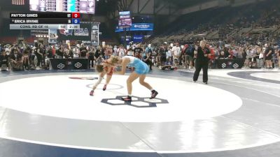 115 lbs Cons. Rd Of 16 - Payton Gines, Utah vs Erica Irvine, Iowa