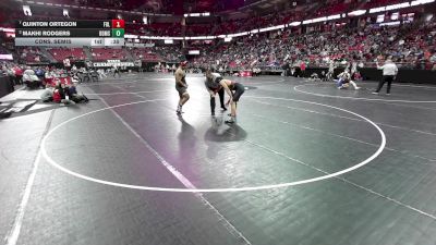 285 lbs Cons. Semis - Quinton Ortegon, Fond Du Lac vs Makhi Rodgers, Brown Deer/Mess./Shore.