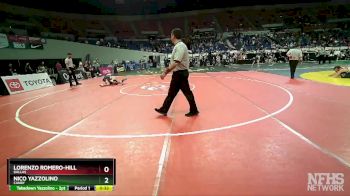 5A-132 lbs Cons. Semi - Nico Yazzolino, Canby vs Lorenzo Romero-Hill, Dallas