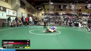 160 lbs Champ. Round 1 - Casey Aikman, Ukiah vs Noah Crites, Temecula Valley