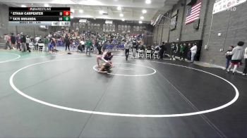 126 lbs Champ. Round 1 - Ethan Carpenter, East Bakersfield vs Tate Miranda, Liberty (Madera)