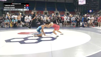 120 lbs Champ. Rd Of 128 - Shiloh Joyce, New Jersey vs Xzavier Gomez, New Mexico