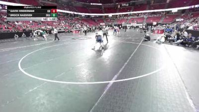 D3-190 lbs Quarterfinal - Gavin Hinderman, Iowa-Grant/Highland vs Brock Naessen, Shell Lake