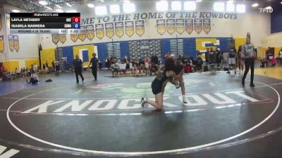 120 lbs Round 4 (6 Team) - Isabela Barrera, SOWA vs Layla Nethery, The Outsiders