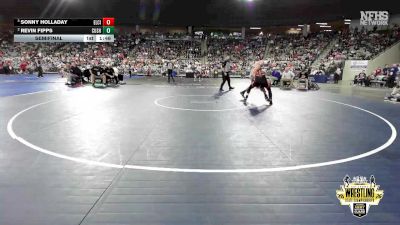 B4A-132 lbs Semifinal - Sonny Holladay, Elk City vs Revin Fipps, Cushing