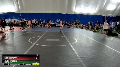 72 lbs Round 3 (6 Team) - Carter Hardy, Killer Elite vs Alex Wilson, Lake WC