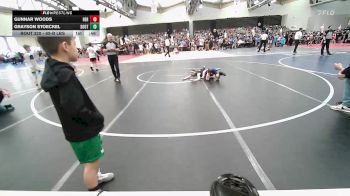 60-B lbs Round Of 32 - Gunnar Woods, Hereford vs Grayson Stoeckel, South Plainfield