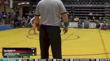 220 lbs Cons. Round 2 - Jefferson Otter, Norton Community vs Eli Franklin, Smith Center