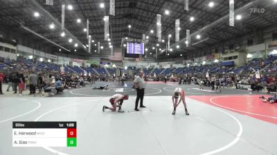 95 lbs Quarterfinal - Adam Sias, Pomona Elite vs Emerson Harwood, Westside Raiders