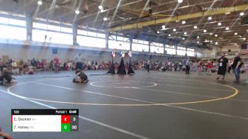 100 lbs Placement (4 Team) - Zoey Haney, Missouri Gold vs Carolyn Geckler, Black Mambas