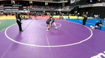 5A 138 lbs Cons. Round 3 - Summer Rodgers, Frisco Emerson vs Alejandra Castillo, Fort Worth Paschal