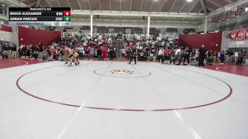 190 lbs Quarterfinal - Brock Alexander, Metrolina Christian vs Adrian Parciak, St. Anthony's