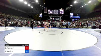 164 lbs Cons 64 #2 - Gabriella Watson, Arkansas vs Carson Shank, Nebraska