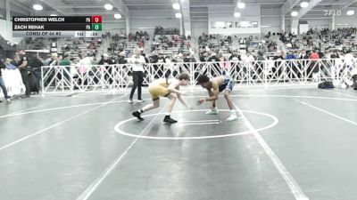 120 lbs Consi Of 64 #2 - Christopher Welch, PA vs Zach Rehak, PA