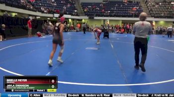 100 lbs Round 5 - Brielle Meyer, Osceola vs Jayla Swanson, Siouxland Wrestling Academy