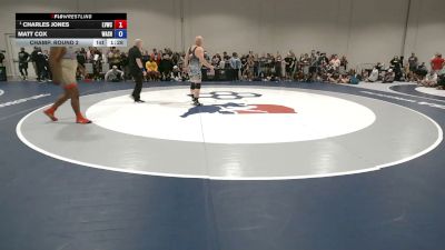 100 kg Champ. Round 2 - Charles Jones, Las Vegas Wrestling Club vs Matt Cox, Washington
