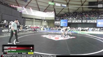 Boys 1A 175 lbs Cons. Semi - Jobany Macias, Wapato vs Maddoc Finch, Chelan