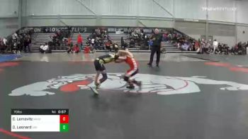 70 lbs Consolation - Cole Lemovitz, Mayo Quanchi Judo And Wrestling Club vs Declan Leonard, Usa Gold