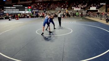 D 2 150 lbs Cons. Round 2 - Cohen Cenac, Vandebilt Catholic vs Nayssiah Ebanks, McKinley