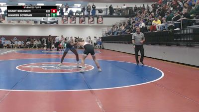 150 lbs Round 1 (16 Team) - Brady Solomon, Berrien County vs Javares Bowman, Elbert County