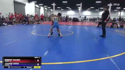 92 lbs Quarterfinals (8 Team) - Robert Valdez, Texas vs Cooper Smith, Kansas