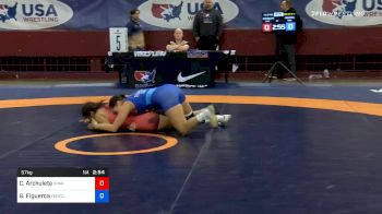 57 kg Consolation - Clarissa Archuleta, Spartan Mat Club vs Gracie Figueroa, Titan Mercury Wrestling Club