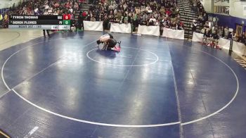150 lbs Cons. Round 3 - Tyron Thomas, Mater Academy East vs Derek Flores, Palo Verde