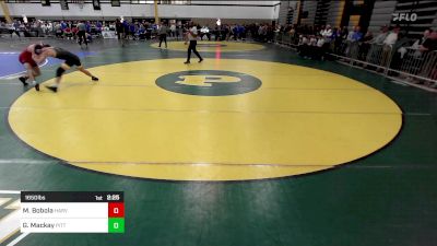 165D lbs Rr Rnd 1 - Michael Bobola, Harvard vs Grant Mackay, Pitt