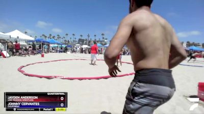 70 kg Quarterfinal - Johnny Cervantes, California vs Jayden Anderson, Live Training Wrestling