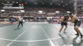 A - 285 lbs Cons. Round 2 - Tommy Lewis, Havre vs Shawn Wilson, Hardin